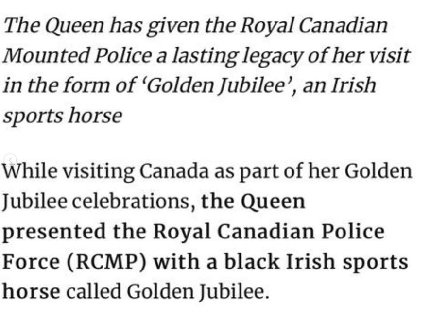 ☘️Sold to Her Royal Majesty Queen Elizabeth II in 2002…..